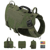 Large Dog Hand Holding Rope Chest Vest Combat