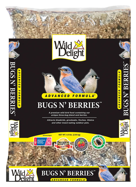 Wild Delight 8017728 Bugs N Berries Assorted Species Wild Bird Food Sa