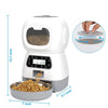 Smart Automatic Pet Feeder With Voice Record Stainless Steel Lcd