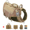 Large Dog Hand Holding Rope Chest Vest Combat